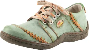 TMA EYES Women Leather Handstitched Walking Shoes Casual Sneakers for Travel Work