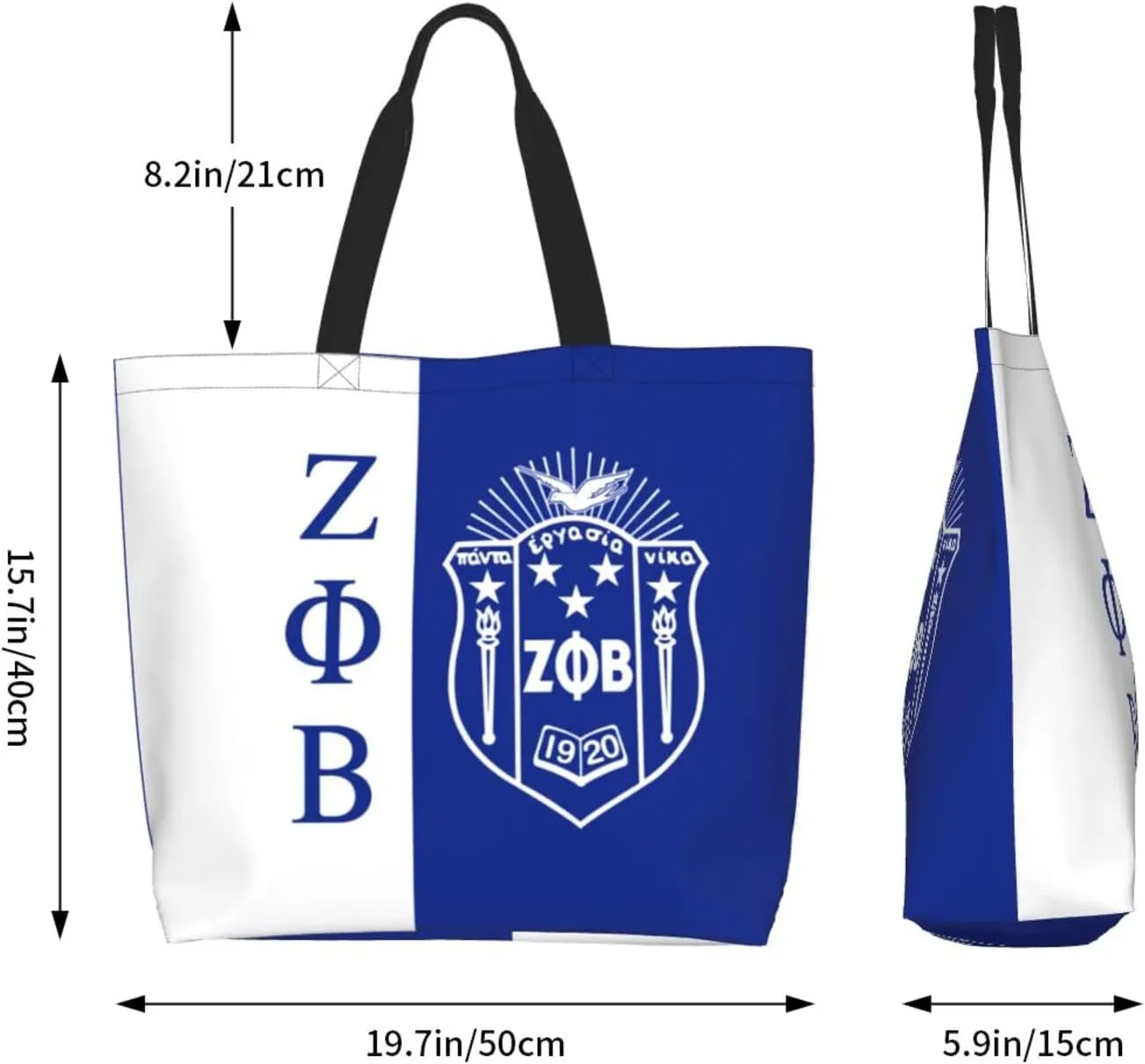 Tote Bag Fashion Large Capacity Handbag Waterproof Reusable Grocery Tote Bag