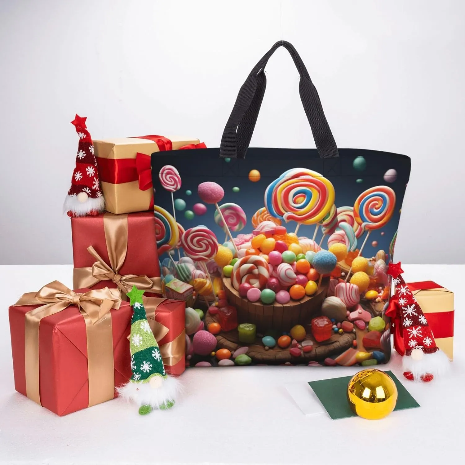 Tote Bag for Women Grocery Bag Reusable Shopping Bag Cool Evil Skull Handbag Foldable Shoulder Bag