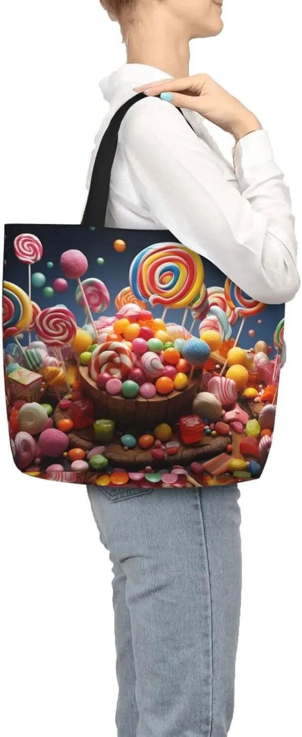 Tote Bag for Women Grocery Bag Reusable Shopping Bag Cool Evil Skull Handbag Foldable Shoulder Bag