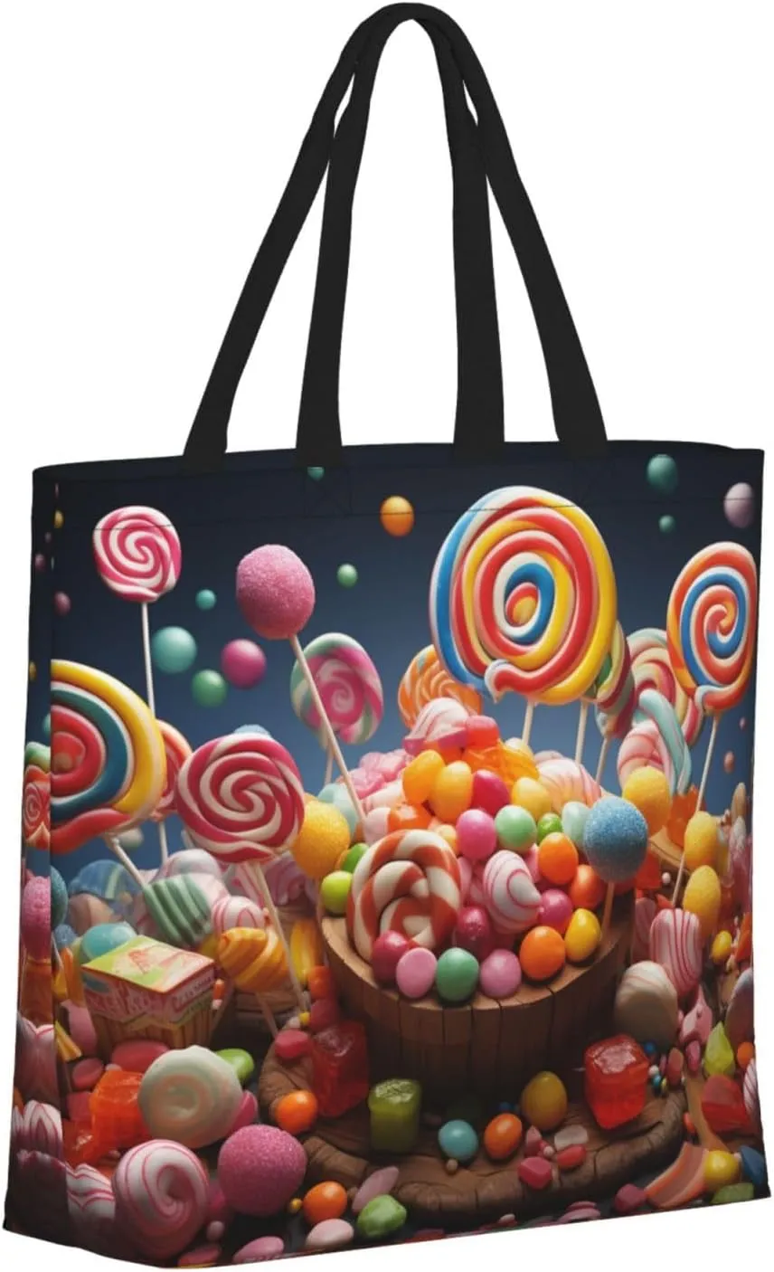 Tote Bag for Women Grocery Bag Reusable Shopping Bag Cool Evil Skull Handbag Foldable Shoulder Bag