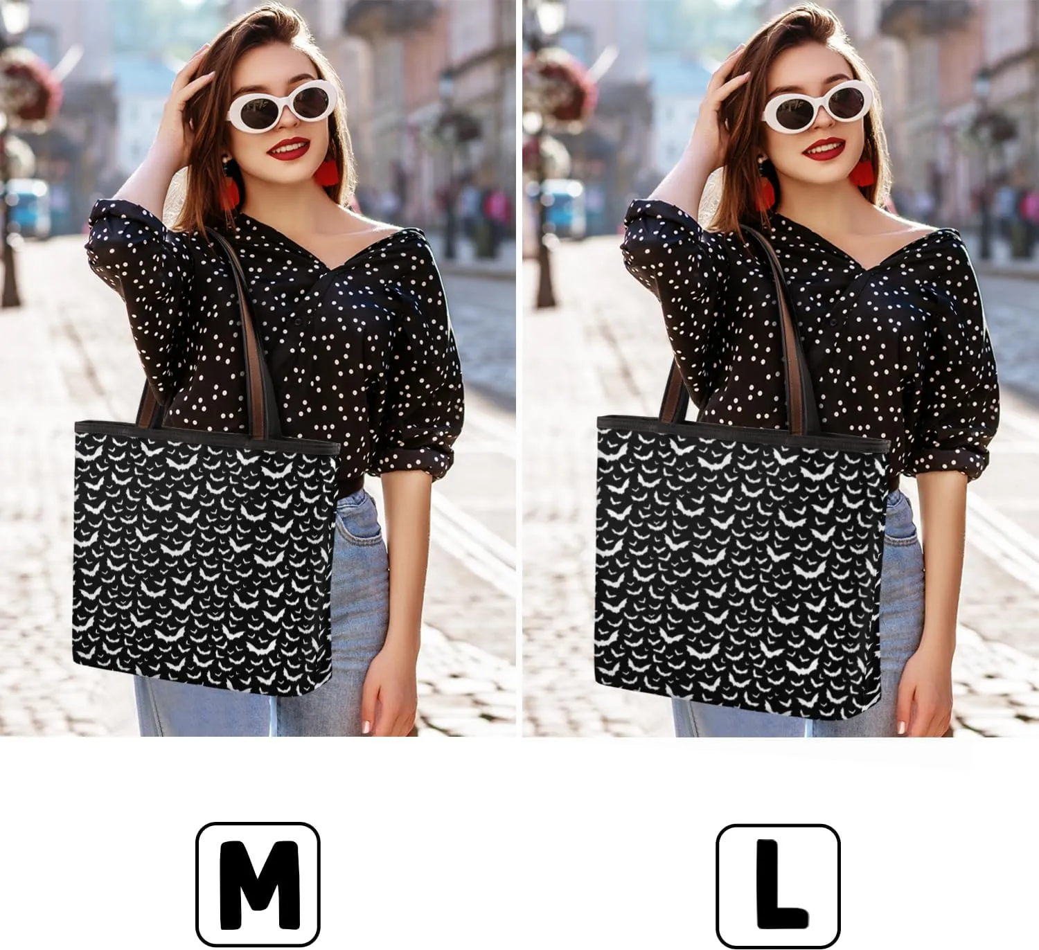 Tote Bag for Women with Zipper Large Capacity Top Handle Casual Shoulder Bag Handbag Reusable Shopping