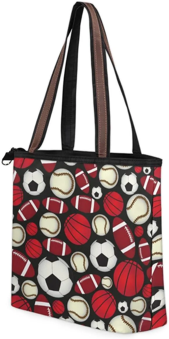Tote Bag for Women with Zipper Large Capacity Top Handle Casual Shoulder Bag Handbag Reusable Shopping