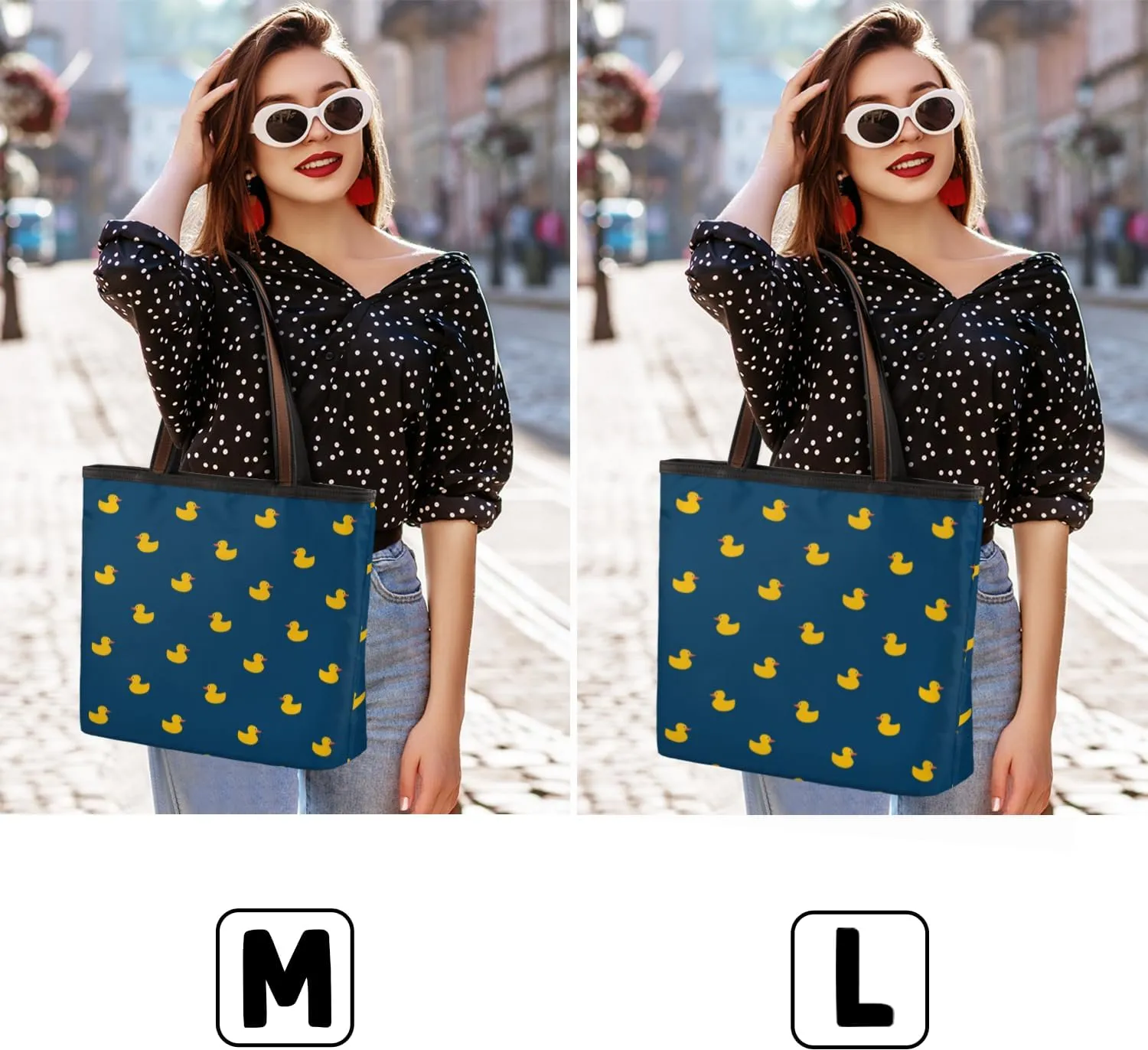 Tote Bag for Women with Zipper Large Capacity Top Handle Casual Shoulder Bag Handbag Reusable Shopping