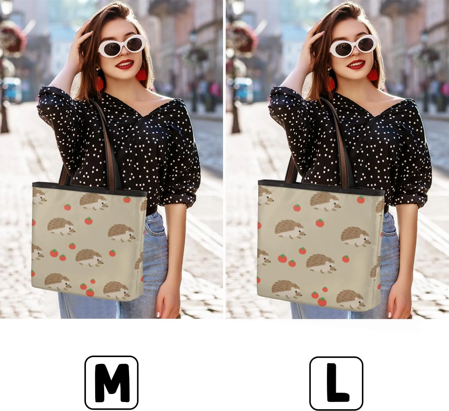Tote Bag for Women with Zipper Large Capacity Top Handle Casual Shoulder Bag Handbag Reusable Shopping