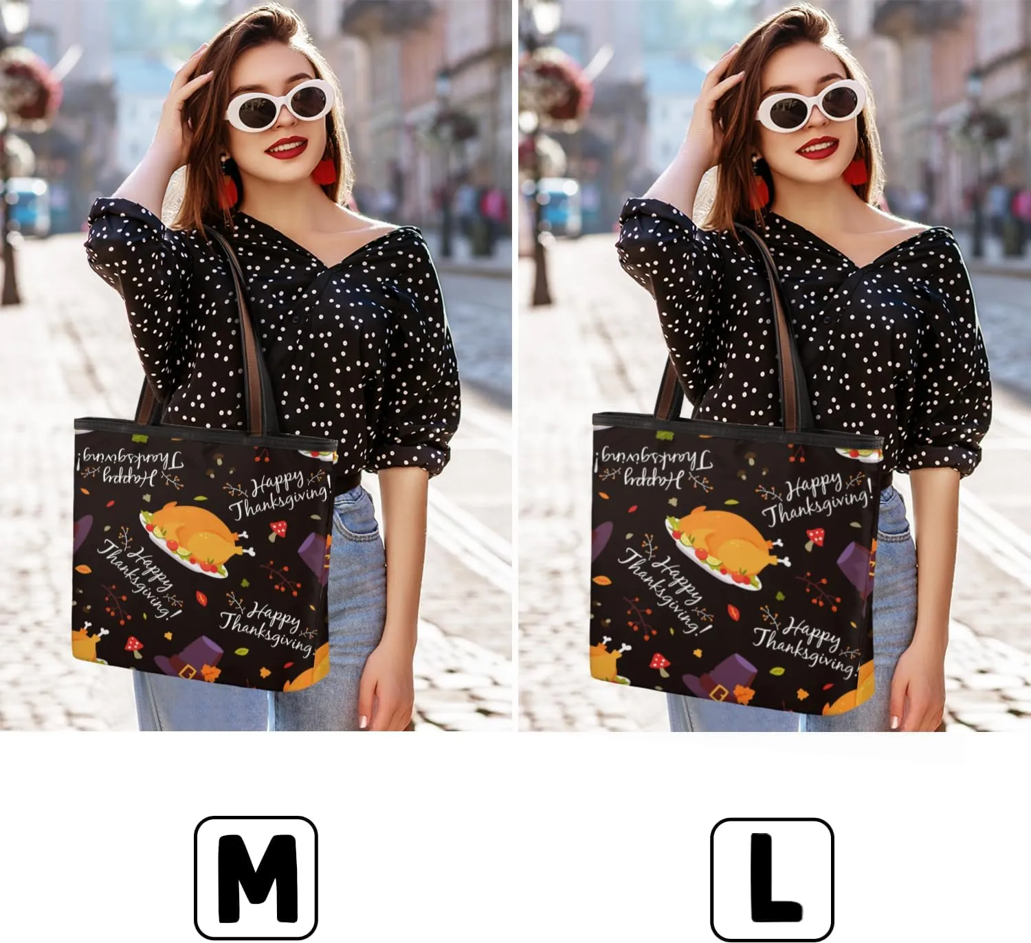 Tote Bag for Women with Zipper Large Capacity Top Handle Casual Shoulder Bag Handbag Reusable Shopping