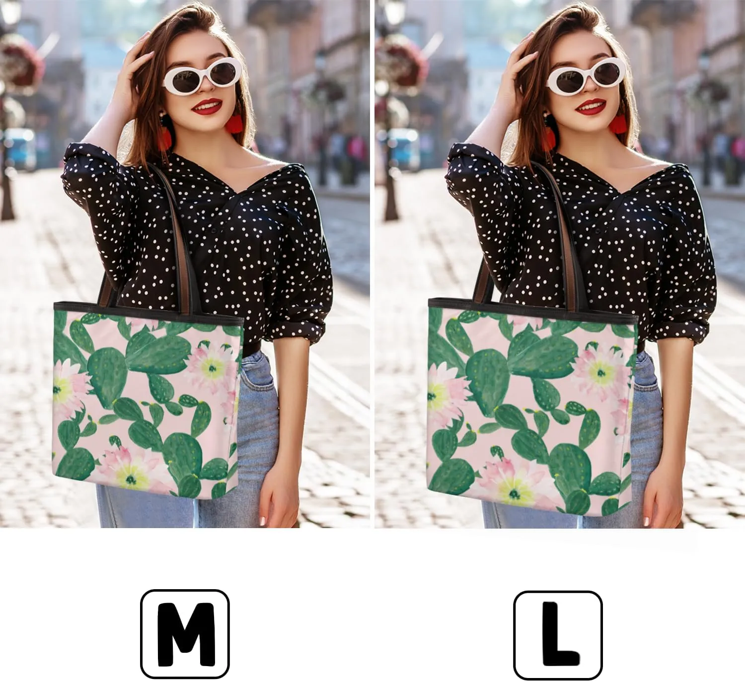 Tote Bag for Women with Zipper Large Capacity Top Handle Casual Shoulder Bag Handbag Reusable Shopping