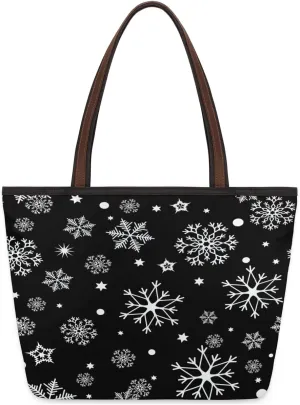 Tote Bag for Women with Zipper Large Capacity Top Handle Casual Shoulder Bag Handbag Reusable Shopping