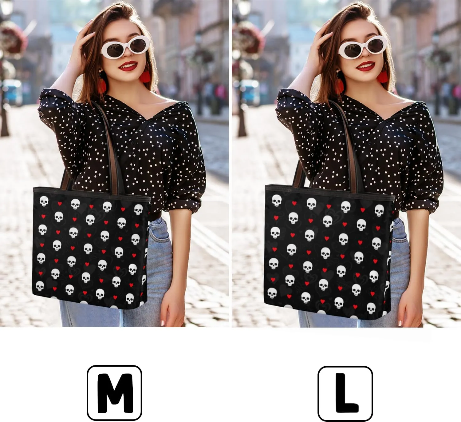 Tote Bag for Women with Zipper Large Capacity Top Handle Casual Shoulder Bag Handbag Reusable Shopping