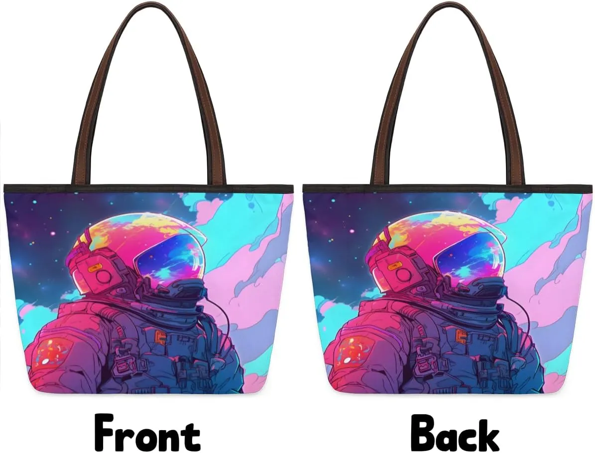 Tote Bag for Women with Zipper Large Capacity Top Handle Casual Shoulder Bag Handbag Reusable Shopping