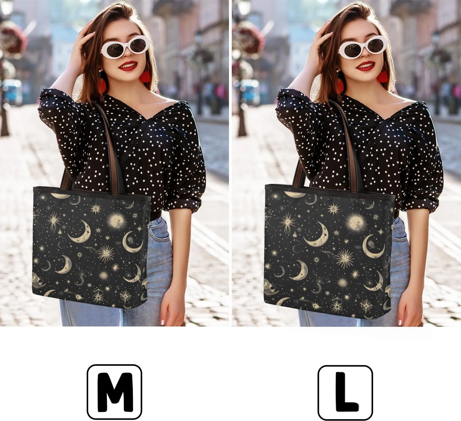 Tote Bag for Women with Zipper Large Capacity Top Handle Casual Shoulder Bag Handbag Reusable Shopping