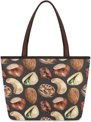 Tote Bag for Women with Zipper Large Capacity Top Handle Casual Shoulder Bag Handbag Reusable Shopping