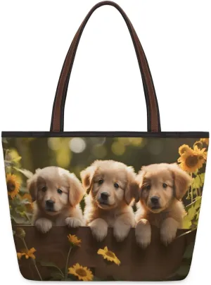 Tote Bag for Women with Zipper Large Capacity Top Handle Casual Shoulder Bag Handbag Reusable Shopping