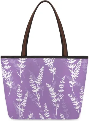 Tote Bag for Women with Zipper Large Capacity Top Handle Casual Shoulder Bag Handbag Reusable Shopping