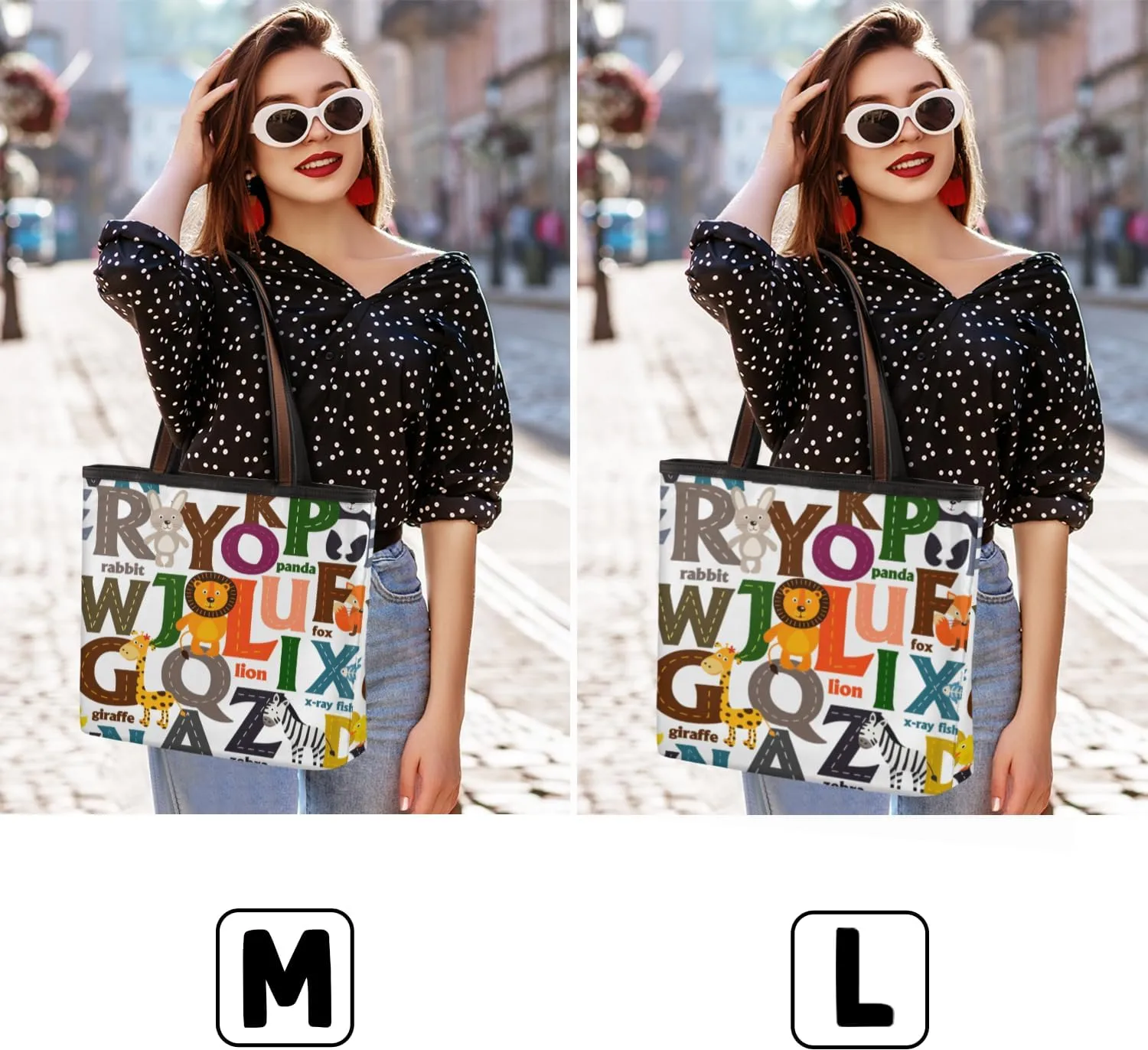 Tote Bag for Women with Zipper Large Capacity Top Handle Casual Shoulder Bag Handbag Reusable Shopping