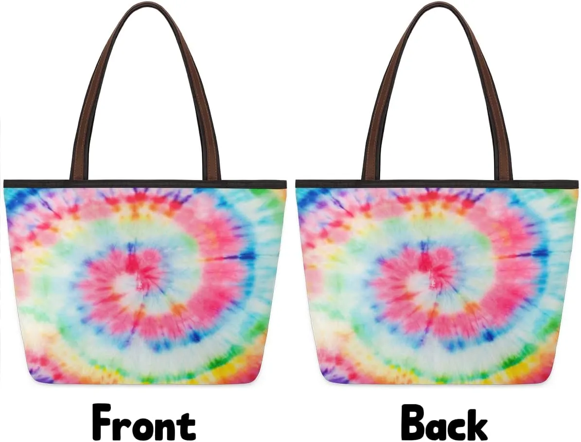 Tote Bag for Women with Zipper Large Capacity Top Handle Casual Shoulder Bag Handbag Reusable Shopping