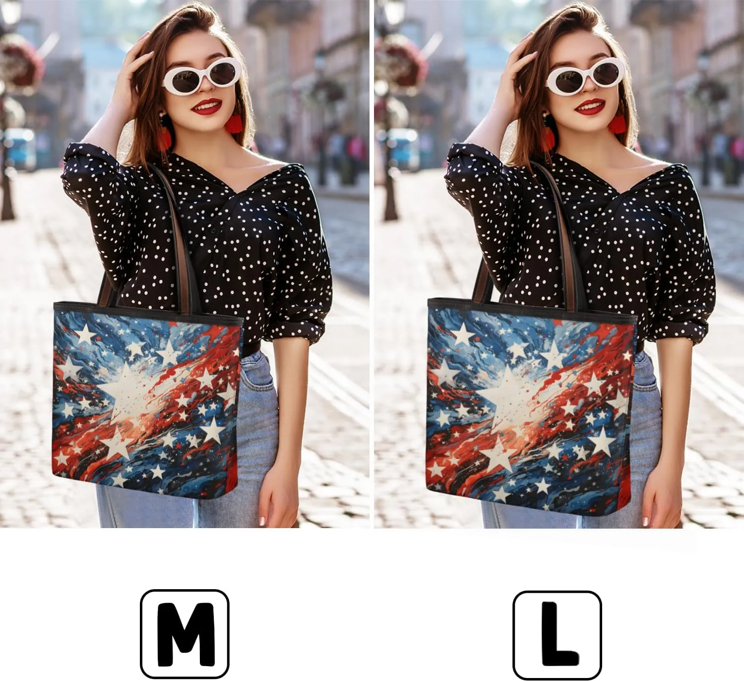 Tote Bag for Women with Zipper Large Capacity Top Handle Casual Shoulder Bag Handbag Reusable Shopping