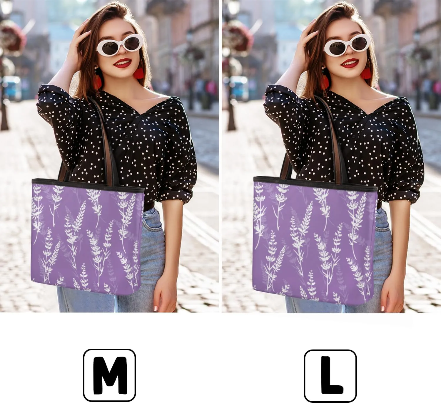 Tote Bag for Women with Zipper Large Capacity Top Handle Casual Shoulder Bag Handbag Reusable Shopping