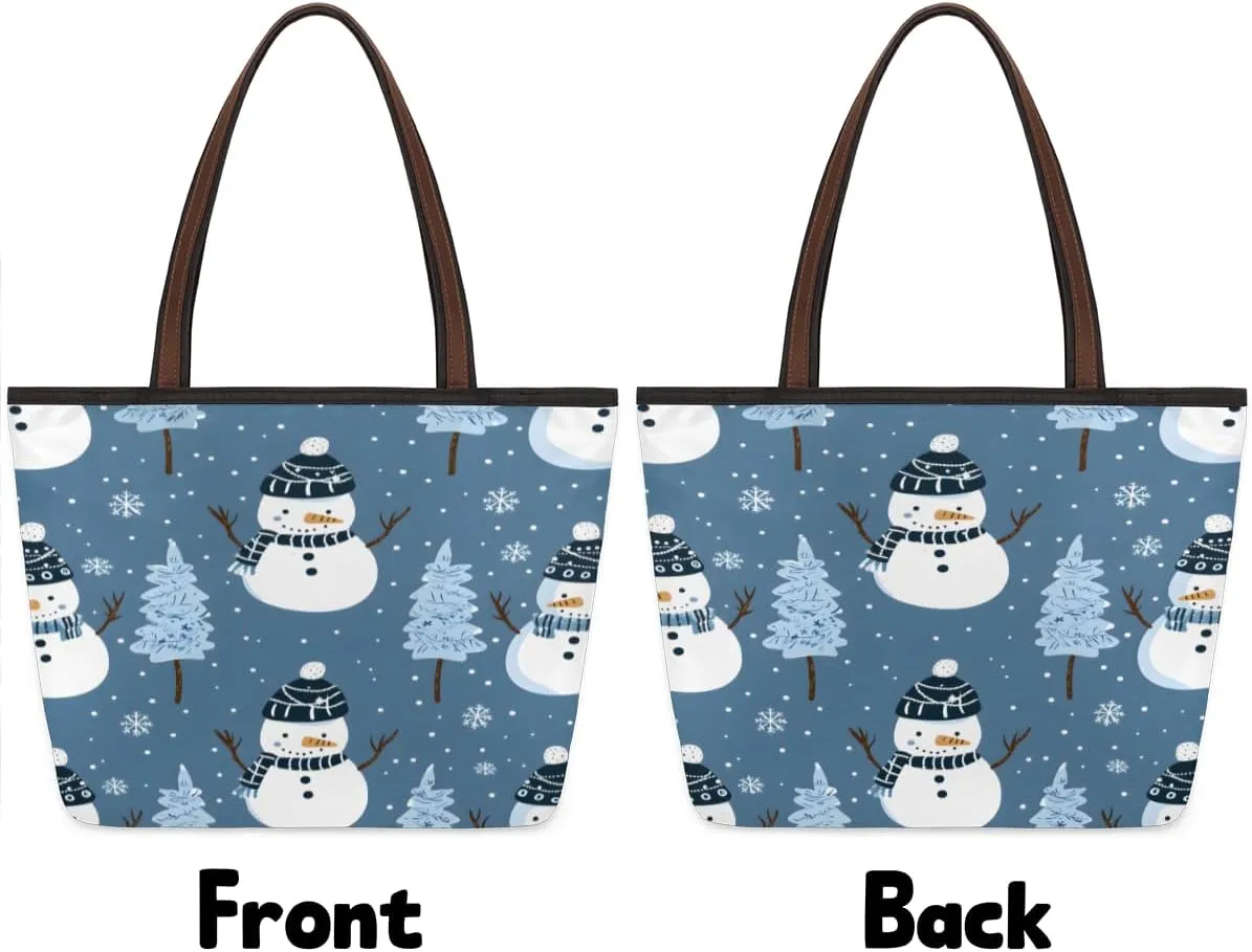 Tote Bag for Women with Zipper Large Capacity Top Handle Casual Shoulder Bag Handbag Reusable Shopping