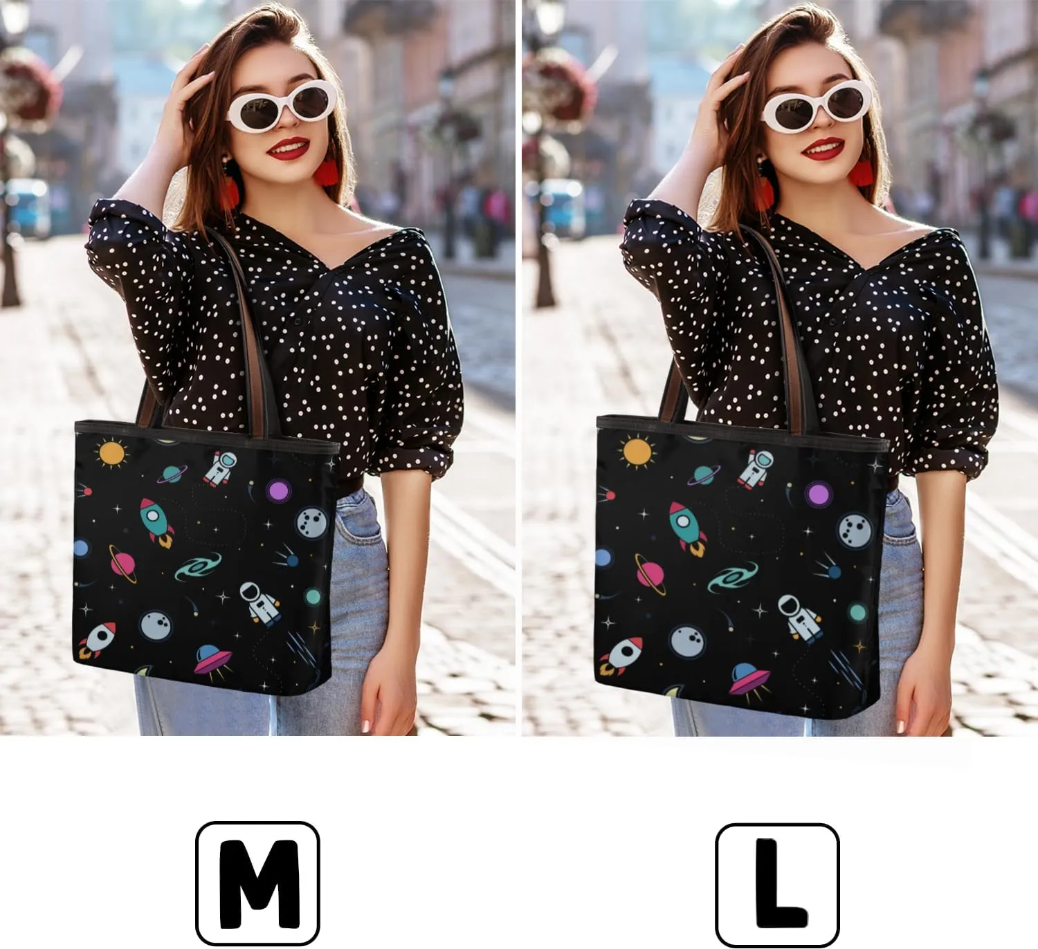 Tote Bag for Women with Zipper Large Capacity Top Handle Casual Shoulder Bag Handbag Reusable Shopping