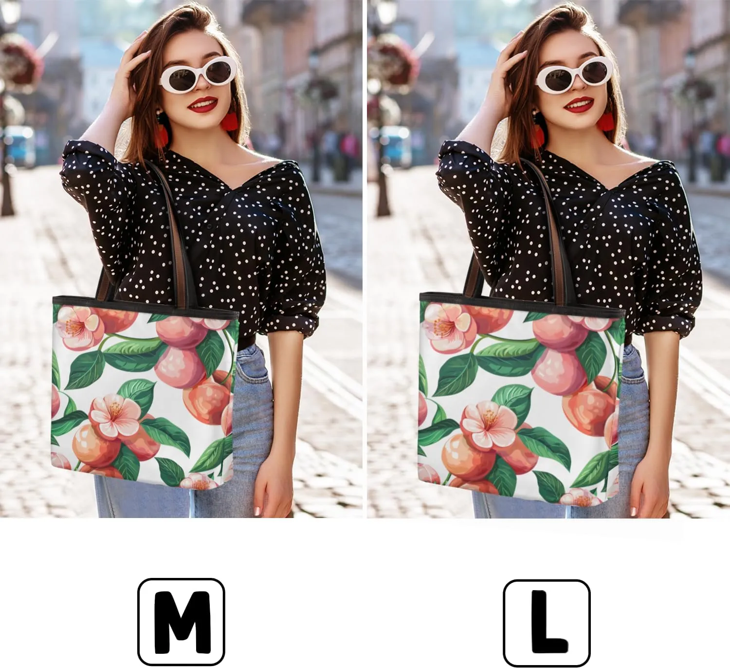 Tote Bag for Women with Zipper Large Capacity Top Handle Casual Shoulder Bag Handbag Reusable Shopping