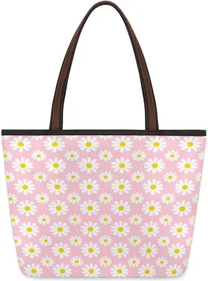 Tote Bag for Women with Zipper Large Capacity Top Handle Casual Shoulder Bag Handbag Reusable Shopping