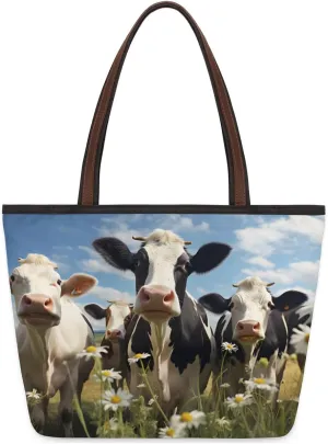 Tote Bag for Women with Zipper Large Capacity Top Handle Casual Shoulder Bag Handbag Reusable Shopping