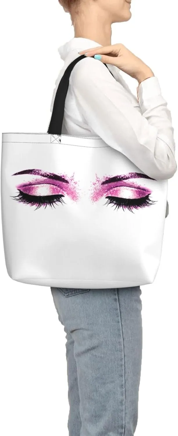 Tote Bag with Zipper Pockets,Large Capacity Shopping Bag, Handbags for Travel Grocery