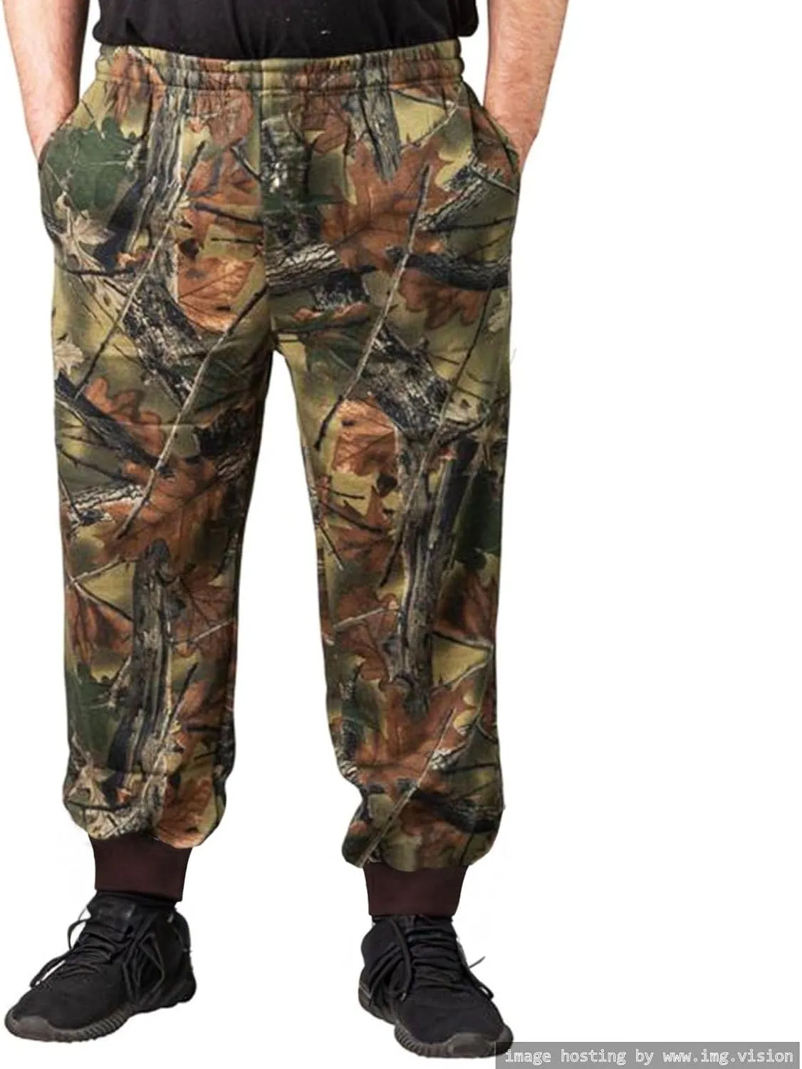 TrailCrest by Treel Boy's Mossy Oak/Camo Pull On Jogger Sweatpants