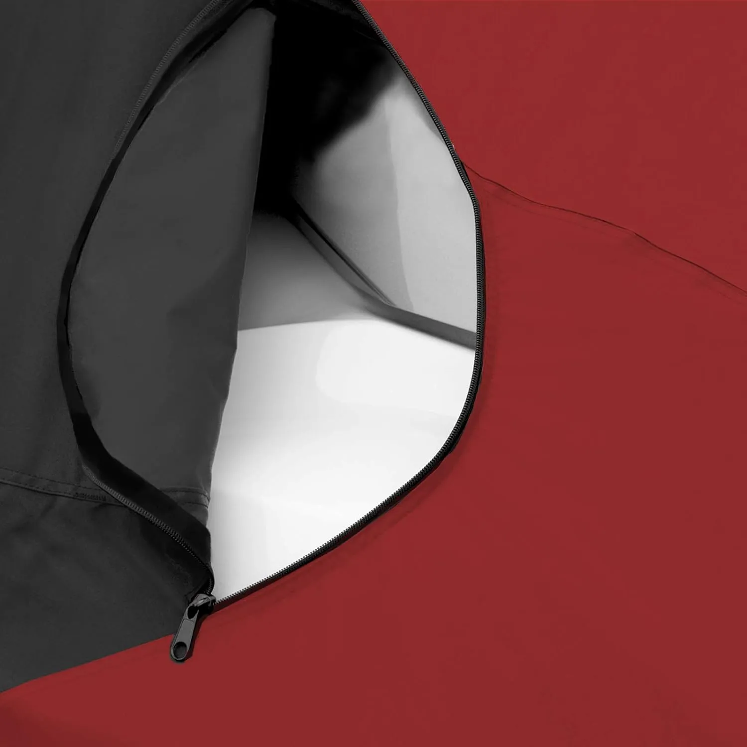 Trailerable Jet Ski Cover, Waterproof Marine Grade 600D Heavy Duty Polyester PWC Cover Burgundy/Black Fits from 126"-135" 3 Seater