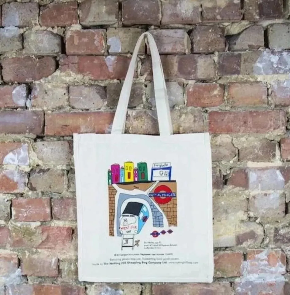 Train Tote Bag | Notting Hill Shopping Bag