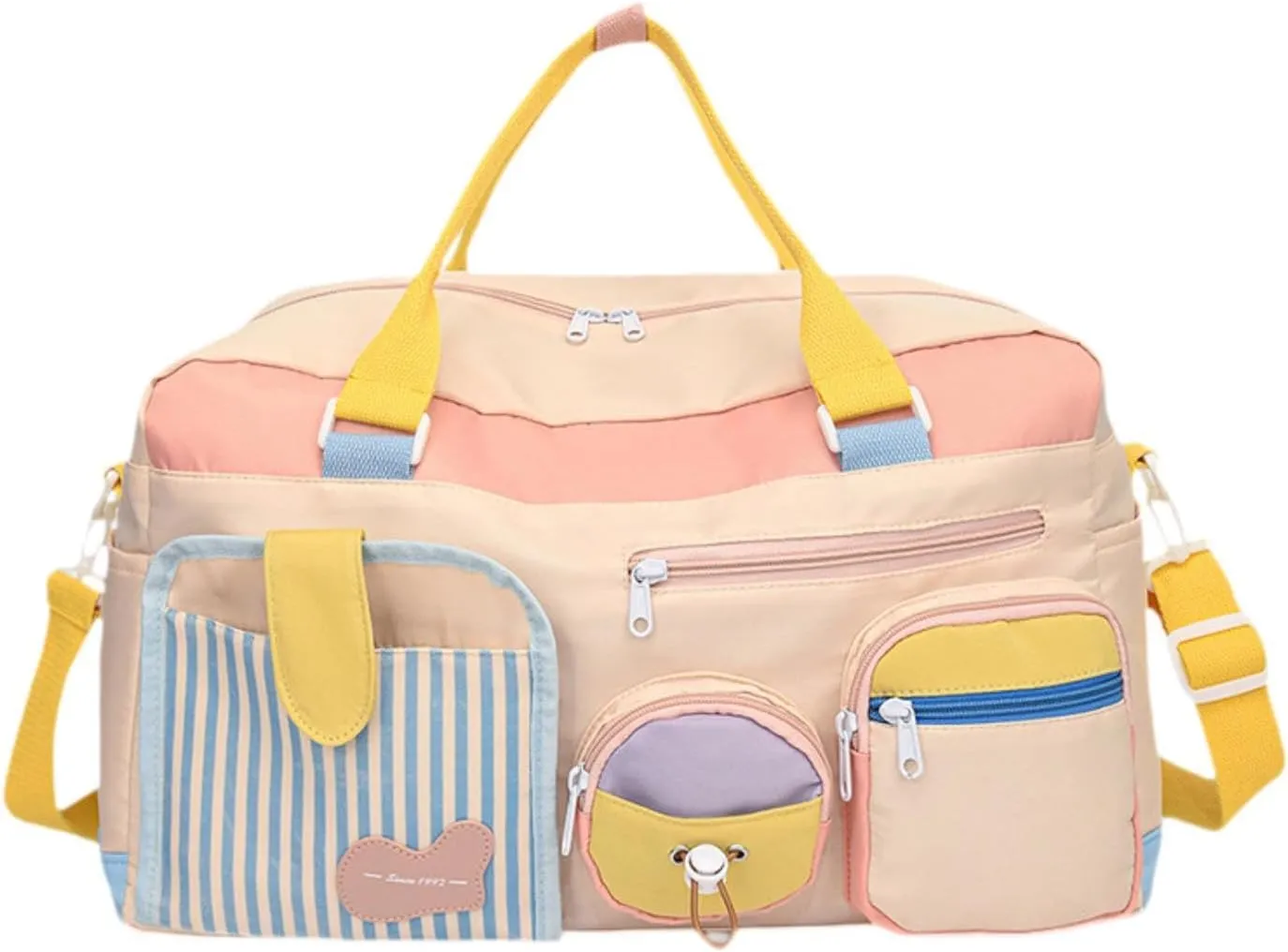Travel Bag, Gym Bag, Large Bag, Luggage Bag, Shoulder Bag for Toiletries, Travel Bag for Shopping
