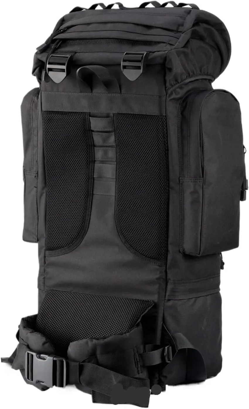 Travel Camping Backpack Hiking Bag Men Large Capacity Climbing Backpack Outdoor Sports 65L Bag(Army Green)