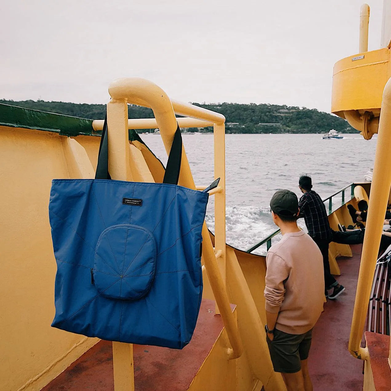 TREE RPET Foldable Tote - Navy