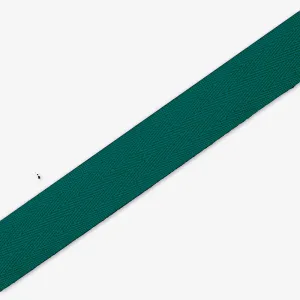 Twill Tape Polyester Bottle Green #7 25mm