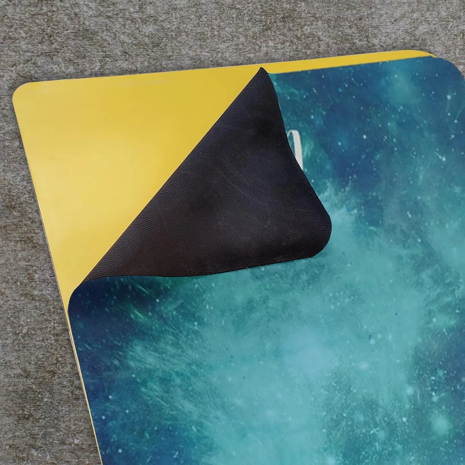 U&M 72'' x 27'' Travel Yoga Mat 1.5mm Thick - Non-Slip Natural Rubber Base & Suede Mat,Natural Rubber Yoga Mat Can be used as a cover layer for studio mats,For All Types of Yoga