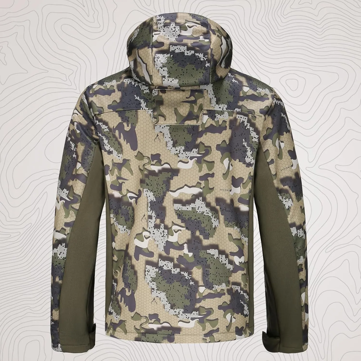 UIIHUNT Hunting Clothes for Men with Fleece Lining: Safety Strap Compatible Water Resistant Silent Hunting Jacket and Pants