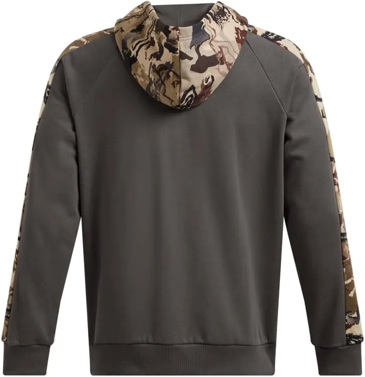 Under Armour Men’s Rival Fleece Camo Blocked Hoodie | Ultra-Soft Cotton Blend Hoodies for Men with Kangaroo Pocket