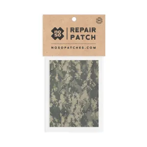 Universal Army Camo Textured  - Field and Stream - Collection - Stick On NOSO Patch
