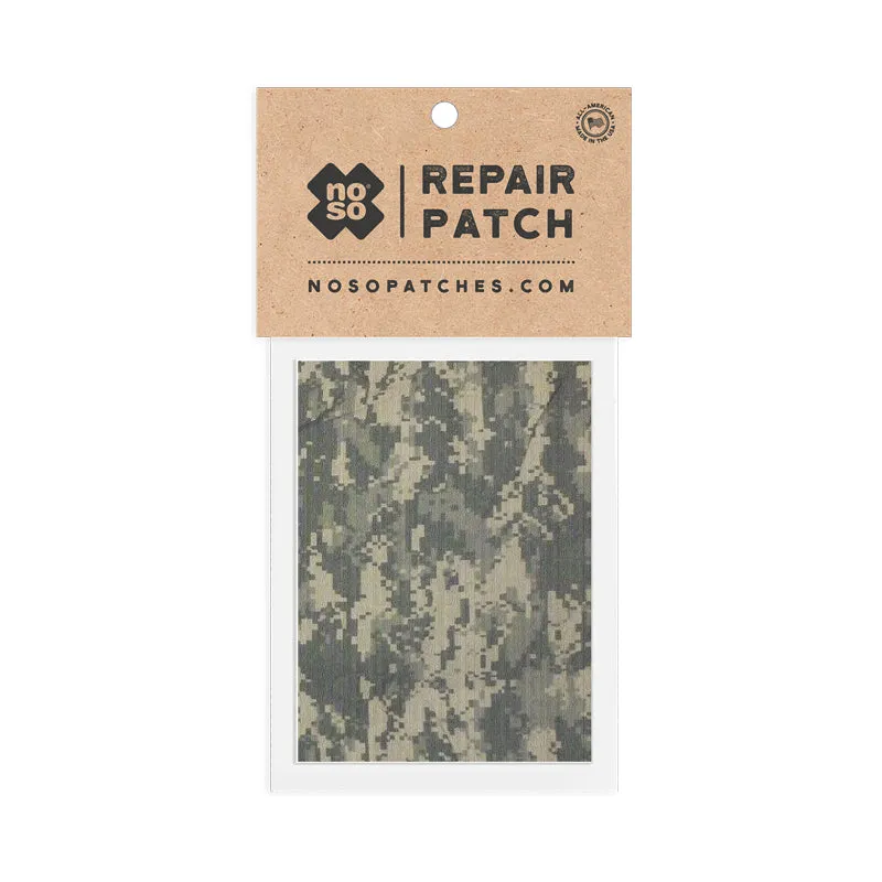 Universal Army Camo Textured  - Field and Stream - Collection - Stick On NOSO Patch