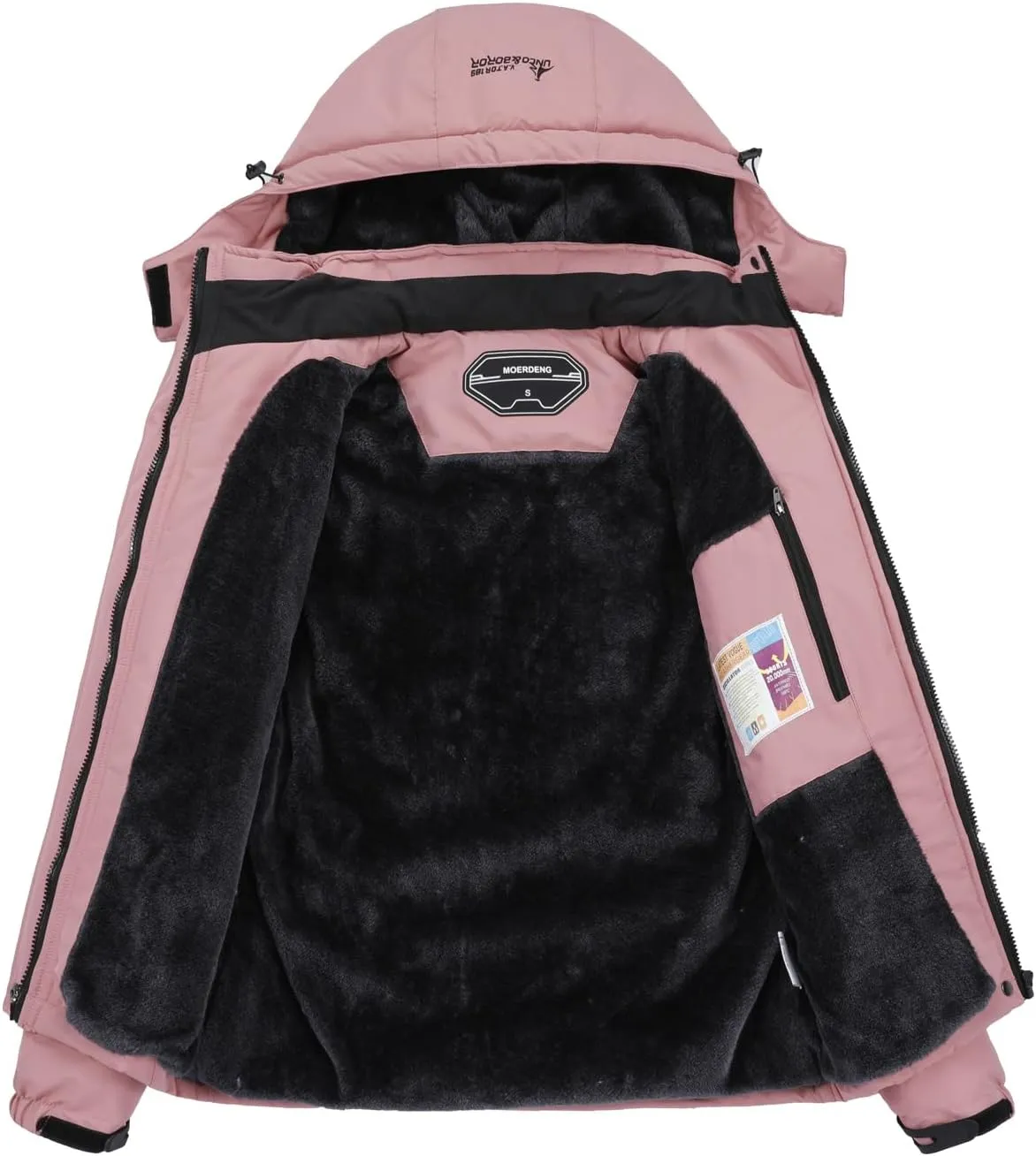 V.A.TOR 189 UNCO&BOROR Waterproof Ski Jacket, Hooded, Windproof, Warm Winter Coat for Women and Men