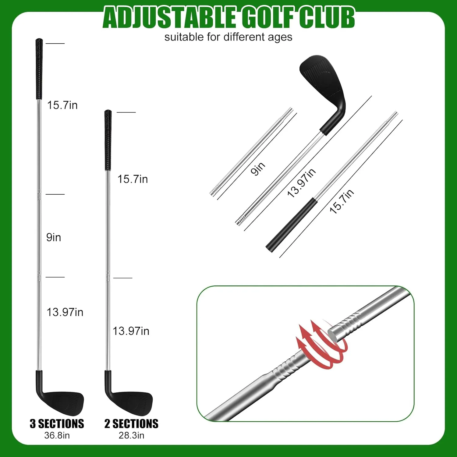 Velcro Chipping Golf Game Mat Golf Practice Mats Indoor Outdoor Games for Adults and Family Stick Chip Game Golf Set Kids Outdoor Play Equipment Backyard Games Outdoor Toys Gifts for Kids