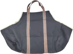 VIORED Firewood Bag Outdoor Hearth Canvas Firewood Storage Bag Carrier Log Tote Bag Fireplace Carrier Bag Suitable Camping Firewood Storage Firewood Carry Firewood Basket