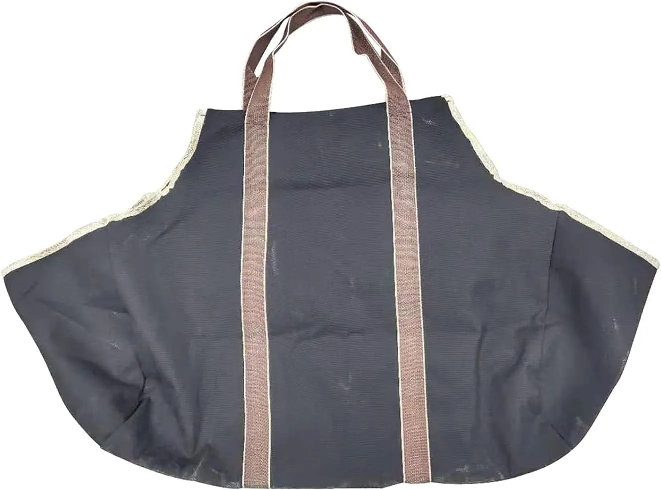 VIORED Firewood Bag Outdoor Hearth Canvas Firewood Storage Bag Carrier Log Tote Bag Fireplace Carrier Bag Suitable Camping Firewood Storage Firewood Carry Firewood Basket