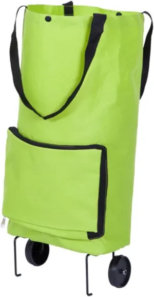 VOSAREA Portable Oxford Cloth Grocery Tote Collapsible Tugboat Cart Foldable Carts for