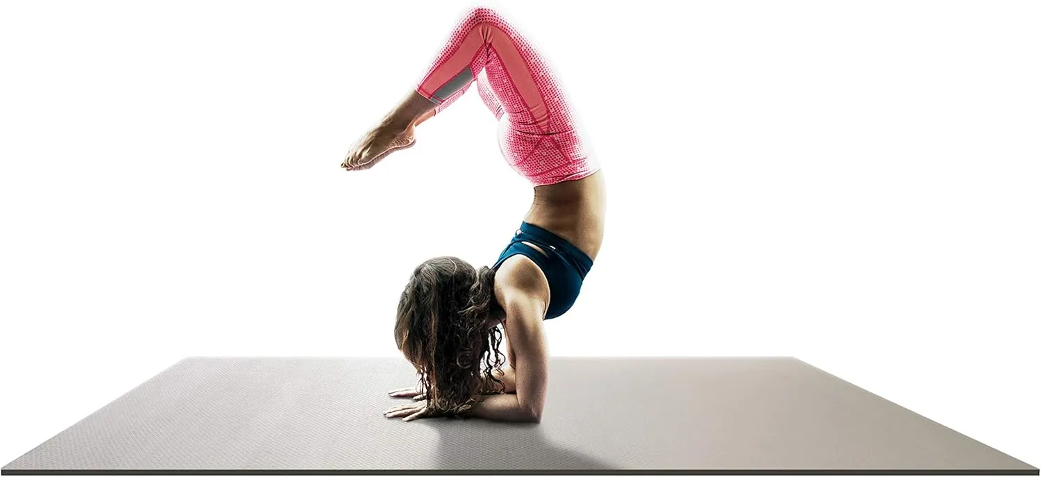 VViViD Grey Non-Slip Shock-Absorbing Foam Exercise Floor Mat