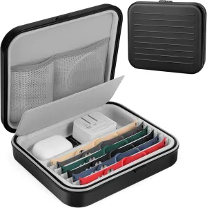 Watch Band Organizer - Portable Holder for 6 Watch Straps, Travel Storage Bag for iWatch Band, Headset, Jewelry and Other Accessories