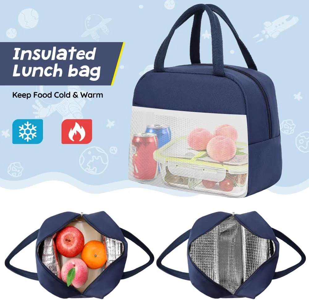 Waterproof Lightweight Backpack for Girls with Lunch Bag
