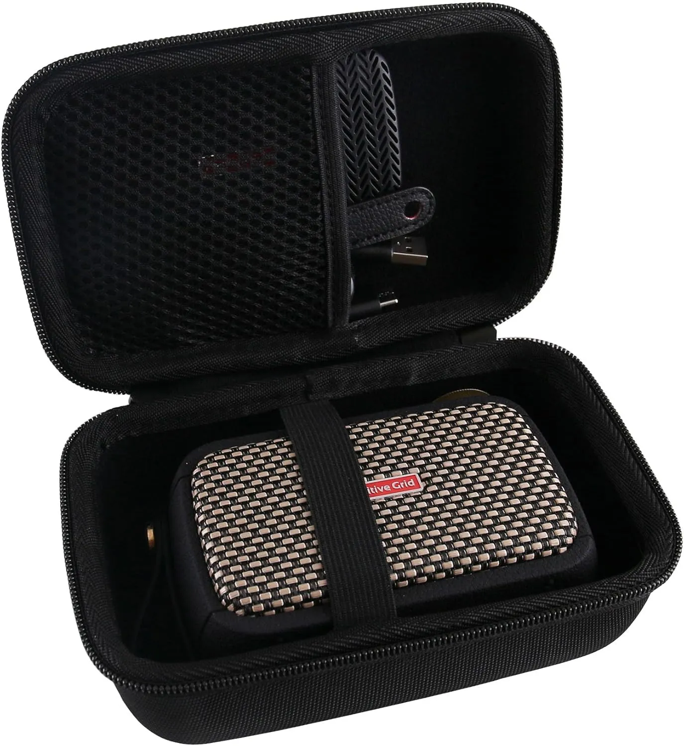 WERJIA EVA Hard Storage Case for Positive Grid Spark GO 5W Ultra-Portable Smart Guitar Amp, Fits Cable and Other Accessories