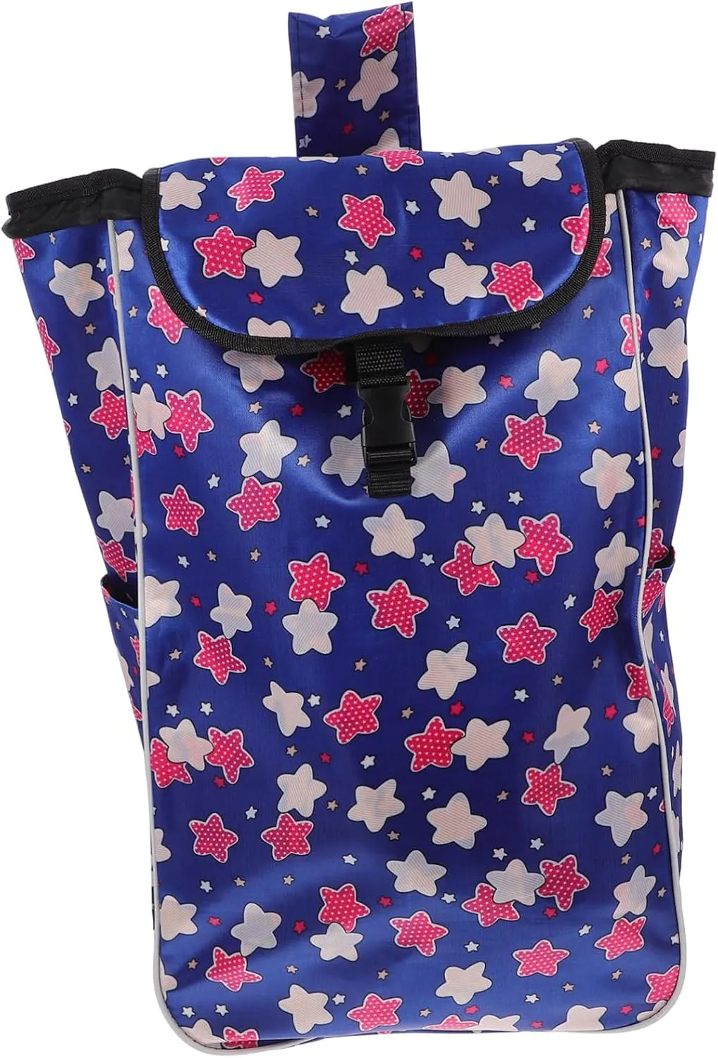 Wheeled Shopping Bag Large Capacity Produce Tote Waterproof Oxford Cloth Shopping Cart Foldable Bag for Daily Use
